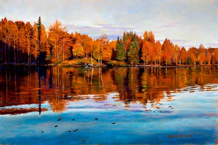 Autumn Wash, Delong Lake