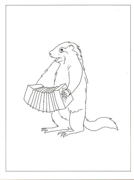 Marmot with Accordion