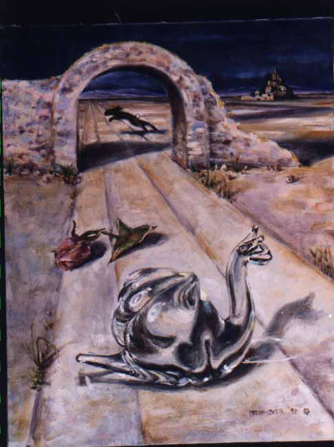 painting of Tempus Frog