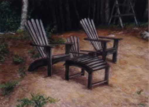 Beach chairs my Uncle Jim made