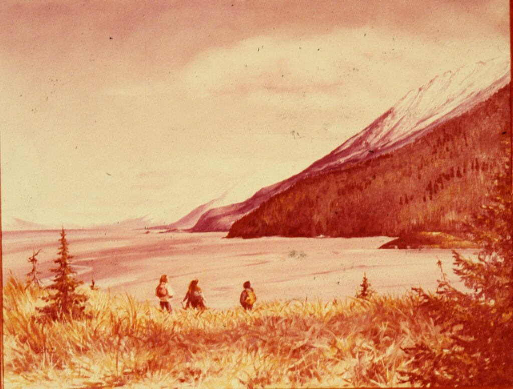 We hiked 9 miles past Hope