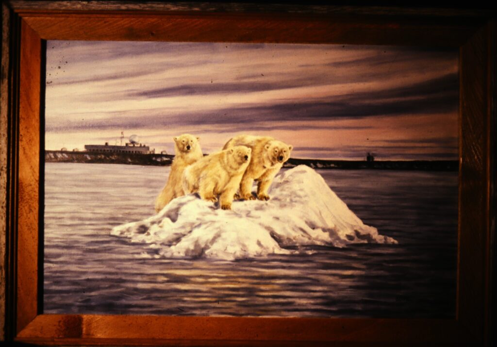 My friend Frank was on the North Slope and he allowed me to use his photos