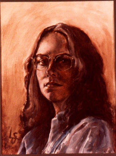 myself from window reflection